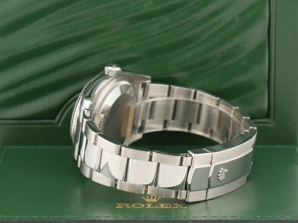 116234 Black Dial With Big Diamonds - Full Set 36mm