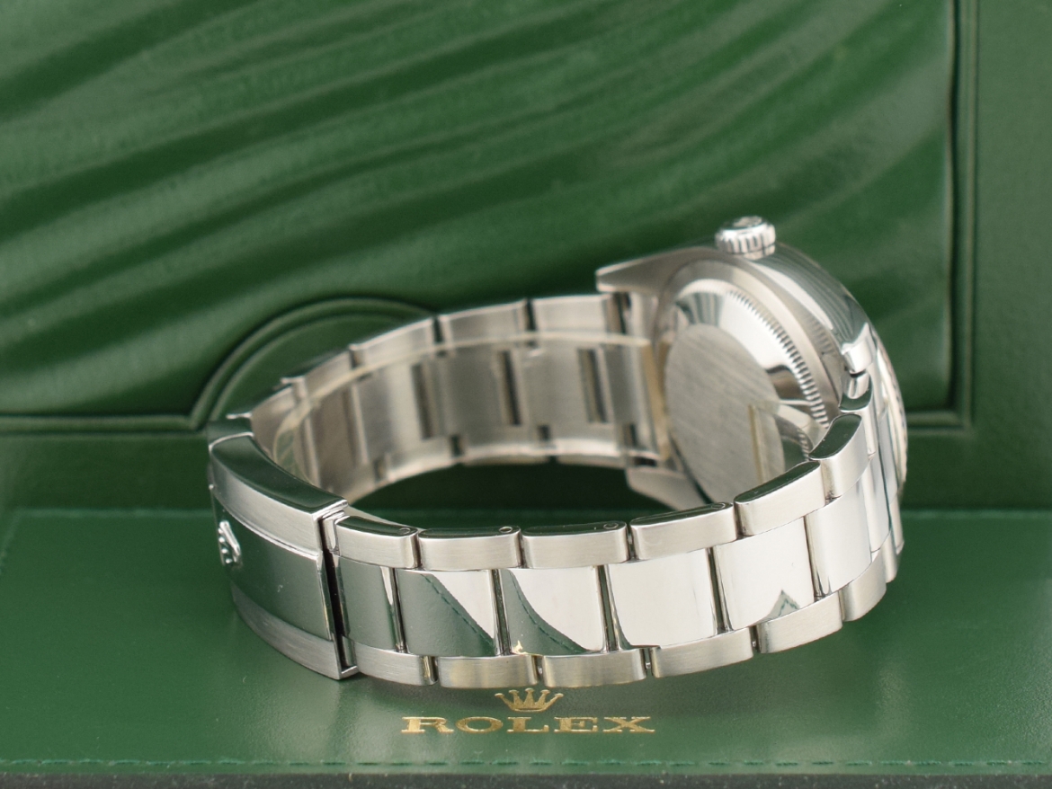 116234 Black Dial With Big Diamonds - Full Set 36mm