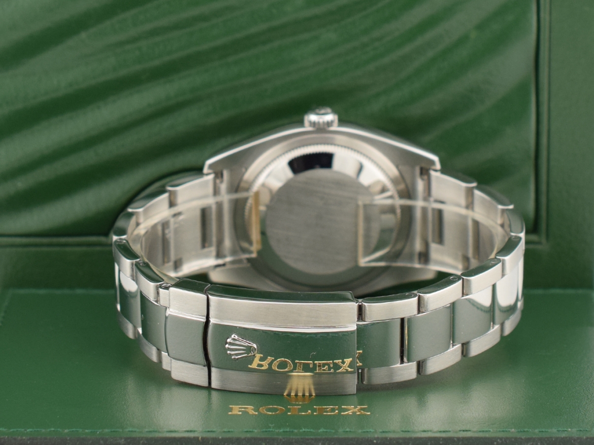 116234 Black Dial With Big Diamonds - Full Set 36mm