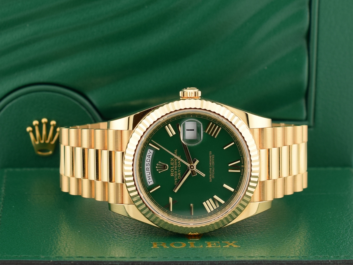228238 Green Roman Dial - New 2025