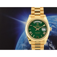 228238 Green Roman Dial - New 2025