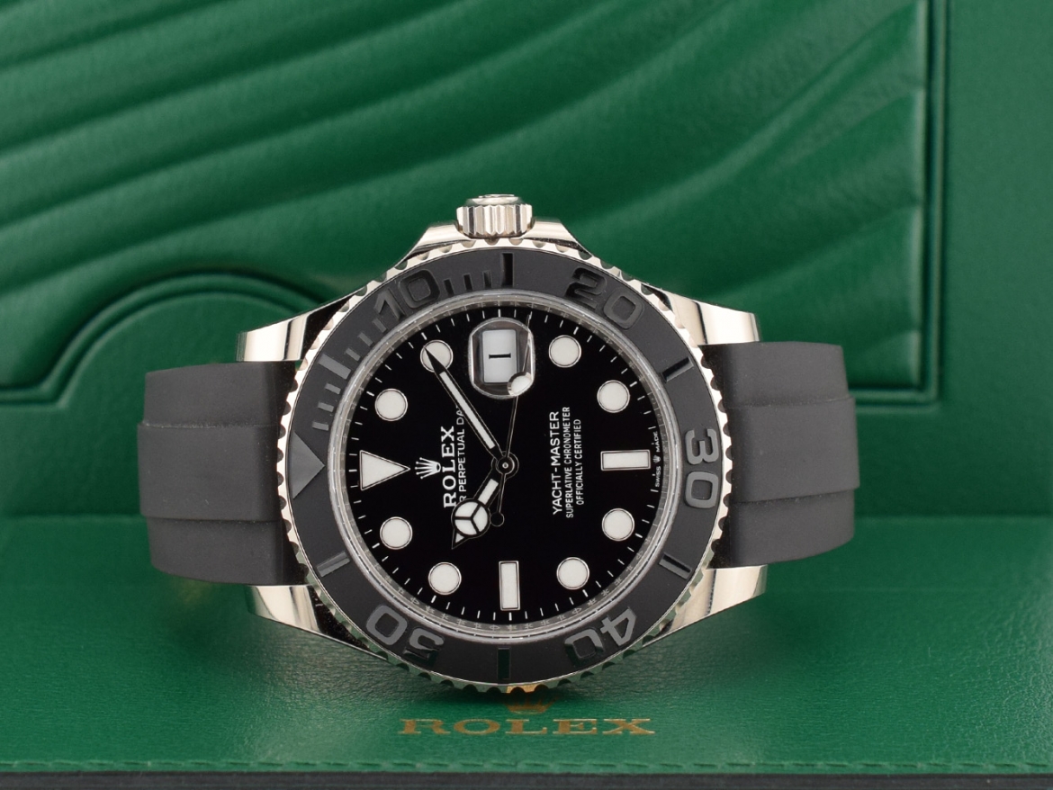 42 Oysterflex  White Gold Like New Full Set