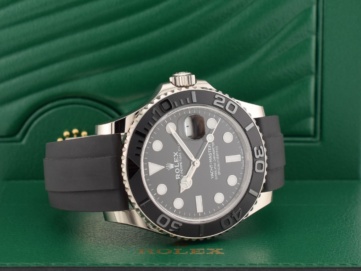 42 Oysterflex  White Gold Like New Full Set