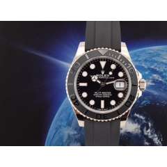 42 Oysterflex  White Gold Like New Full Set