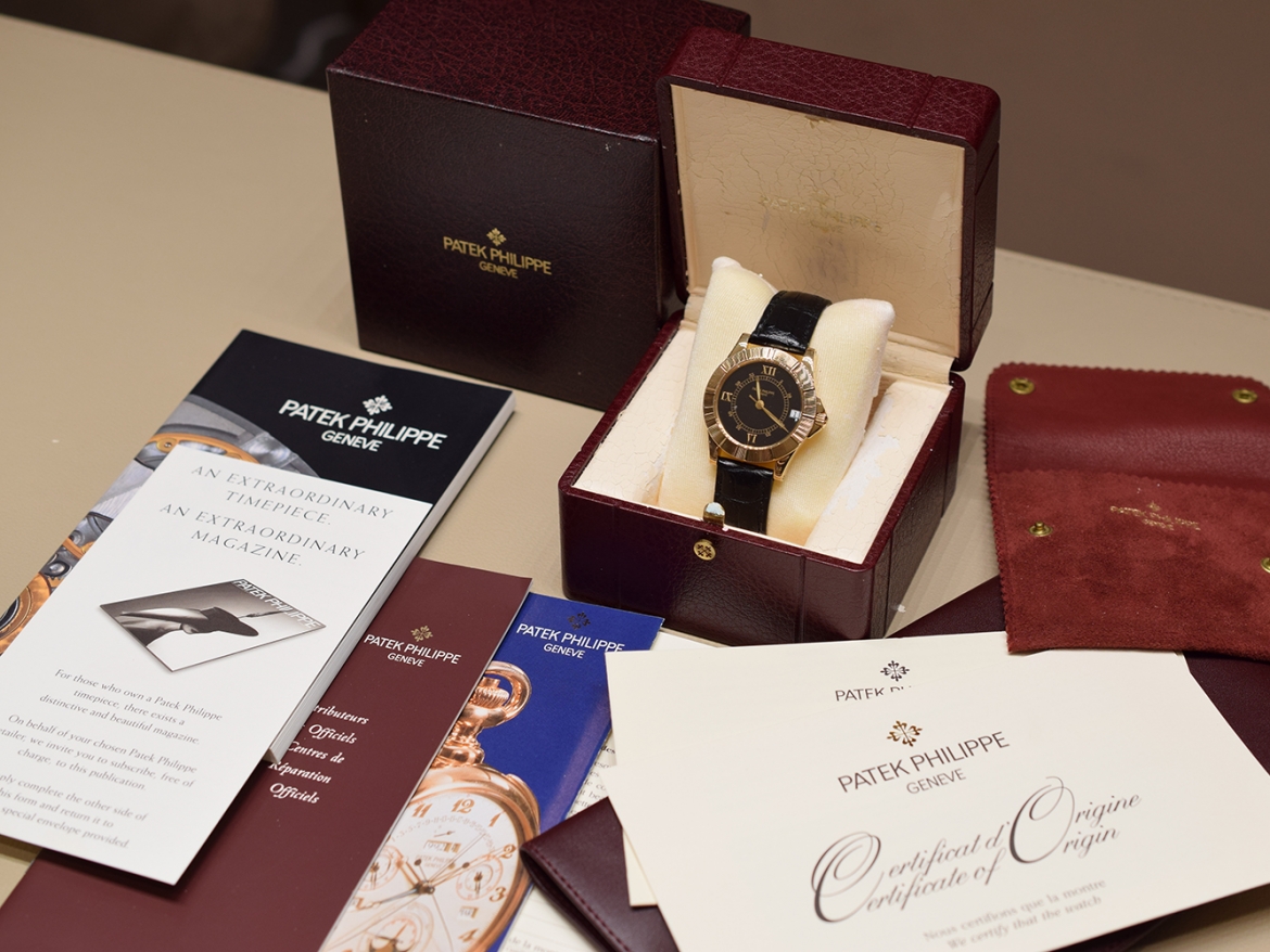 5081J-001 Yellow Gold Neptune - Very Rare Full Set