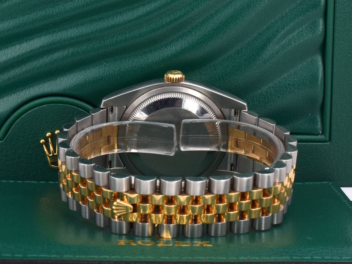 116233 Gold Dial With Big Diamonds - Full Set 36mm