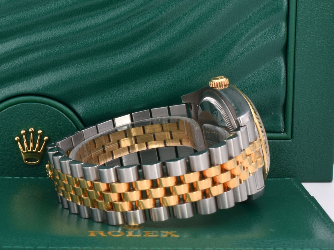 116233 Gold Dial With Big Diamonds - Full Set 36mm