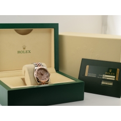 Stainless Steel - Rose Gold Jubilee Diamond Dial