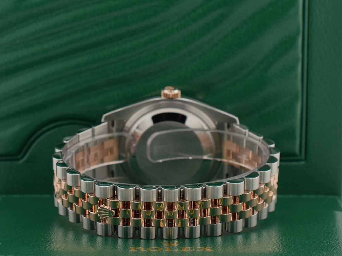 Stainless Steel - Rose Gold Jubilee Diamond Dial