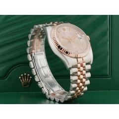 Stainless Steel - Rose Gold Jubilee Diamond Dial