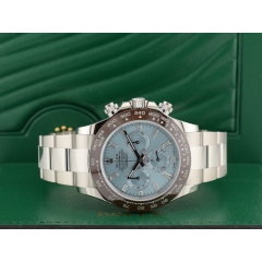 116506 Platinum Ice Baguette Diamond Dial - New 2021 Discontinued