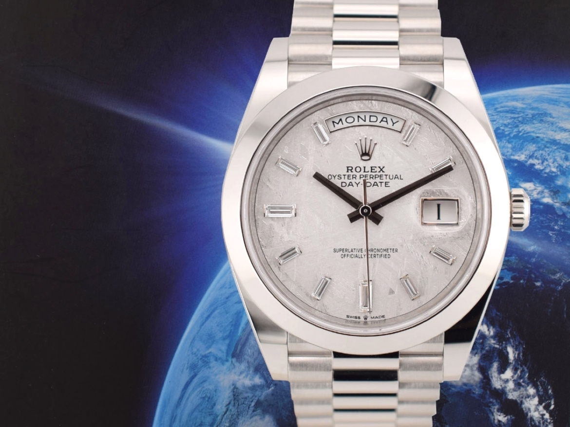 228206 Platinum & Meteorite Dial - New 2021