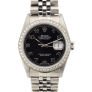 36mm ref.16234 Black Dial With After Diamonds Bezel