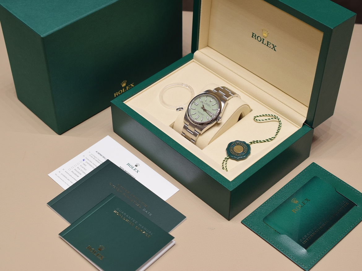 41mm ref. 134300 Pistacchio Dial New