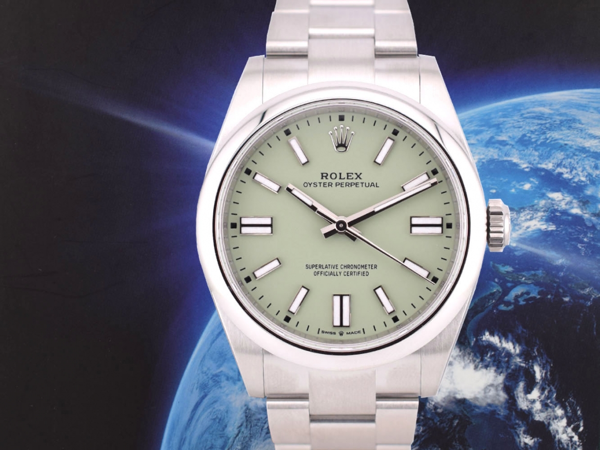 41mm ref. 134300 Pistacchio Dial New