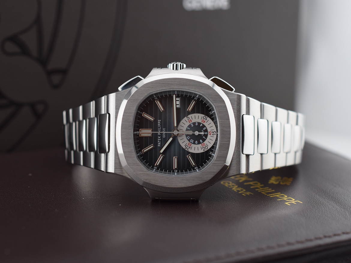 5980/1A  Blue dial - Punzone di Ginevra  Full Set - Like New