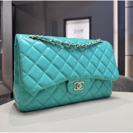 Chanel Jumbo Verde Prato