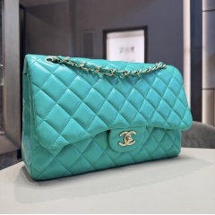 Chanel Jumbo Verde Prato