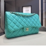 Chanel Jumbo Verde Prato