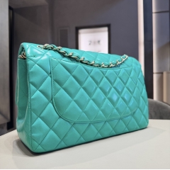 Chanel Jumbo Verde Prato