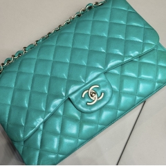 Chanel Jumbo Verde Prato