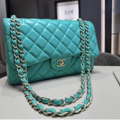 Chanel Jumbo Verde Prato