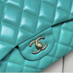 Chanel Jumbo Verde Prato