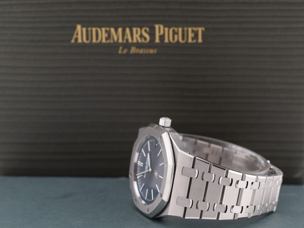 16202ST Jumbo Blue Dial  50° anniversario New Full Set