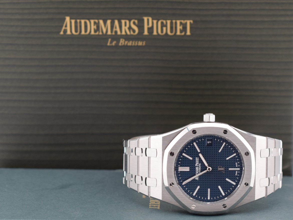 16202ST Jumbo Blue Dial  50° anniversario New Full Set