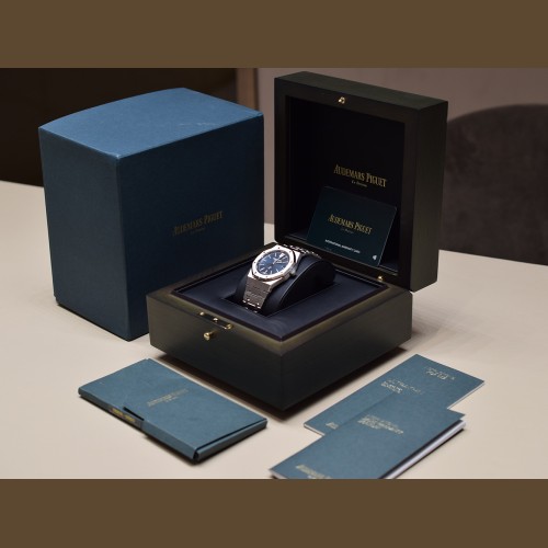 16202ST Jumbo Blue Dial  50° anniversario New Full Set