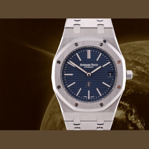 16202ST Jumbo Blue Dial  50° anniversario New Full Set