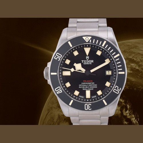 25610TNL LHD Titanium Black Dial 42mm Full Set