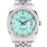 Turquoise Dial With After Diamonds Bezel - Full set 36mm