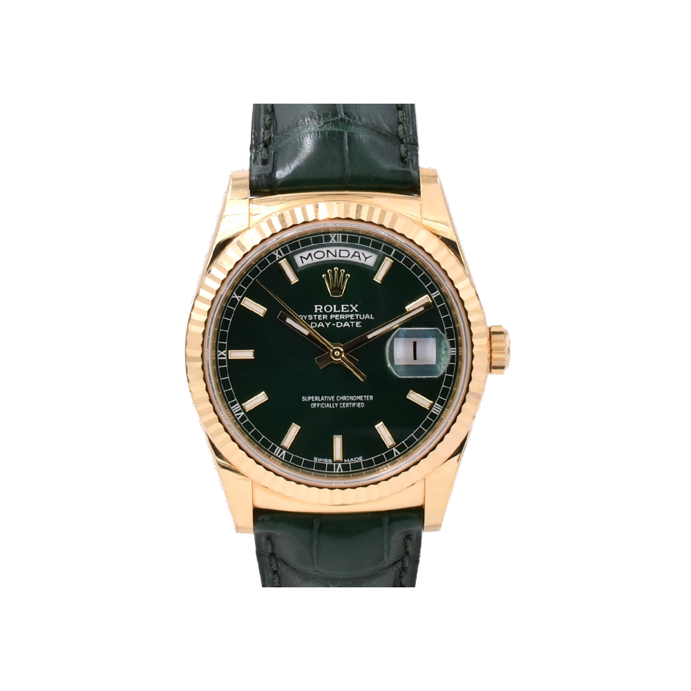 118138 Green Dial 36MM - Like New 2015