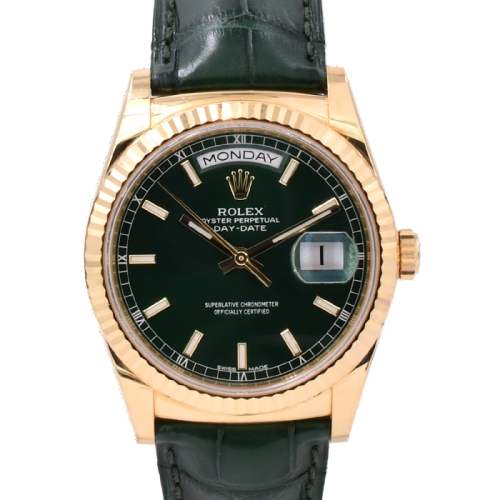 118138 Green Dial 36MM - Like New 2015