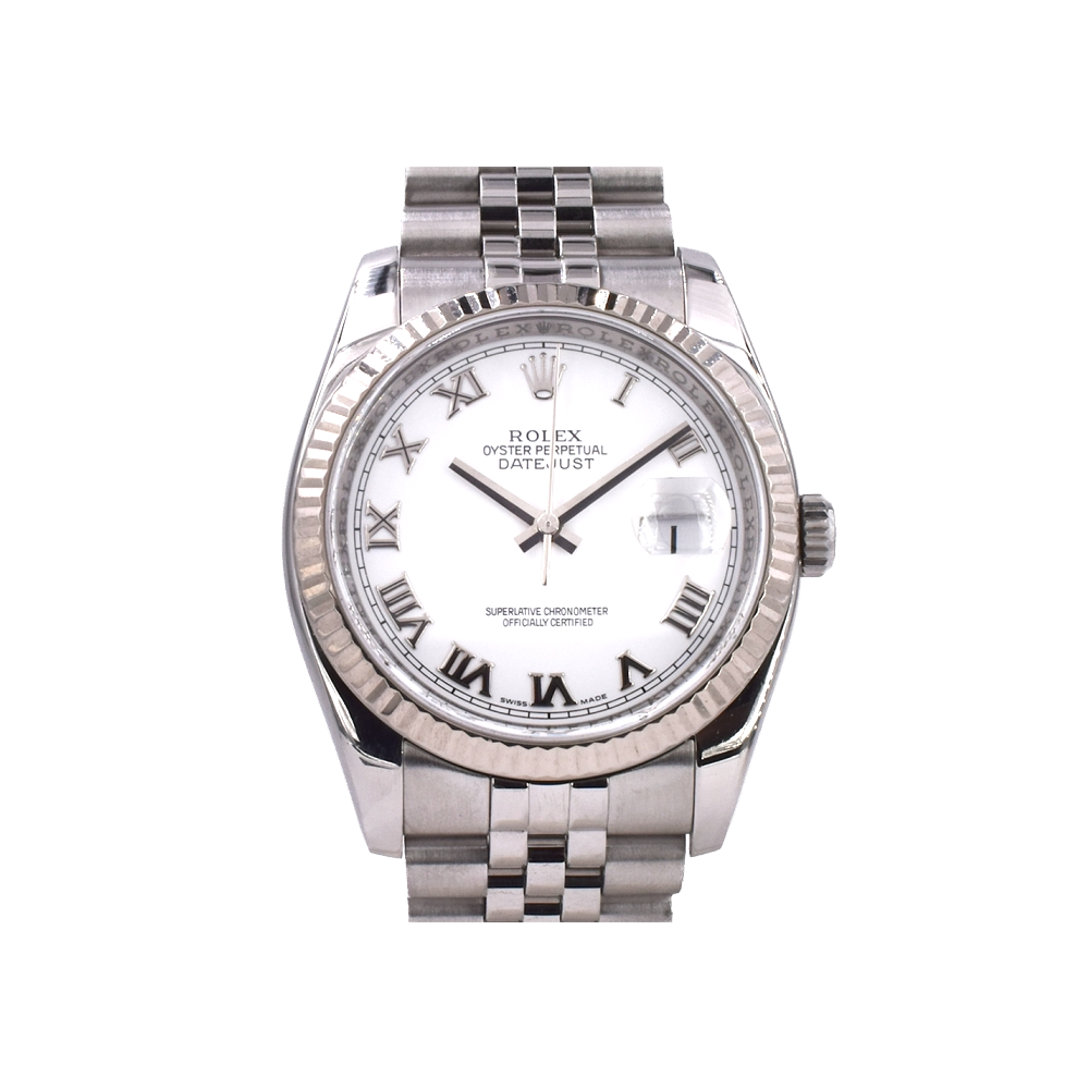 116234 White Roman Dial - Full Set 36mm