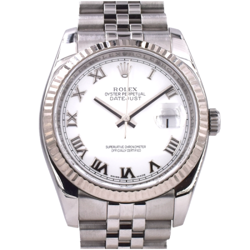 116234 White Roman Dial - Full Set 36mm