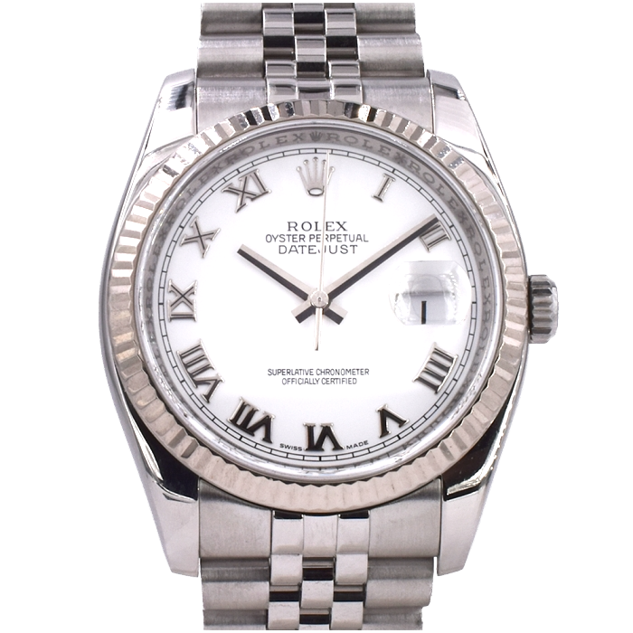 116234 White Roman Dial - Full Set 36mm