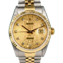 16233 Gold Jubilee Dial With Big Diamonds - Full Set 36mm
