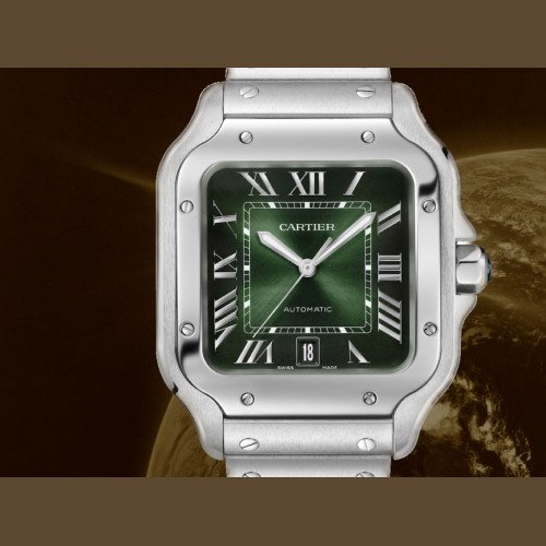 Santos Large Green Dial WSSA0062 NEW