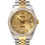 16233 Gold Jubilee Dial With Diamonds - After Diamonds Bezel