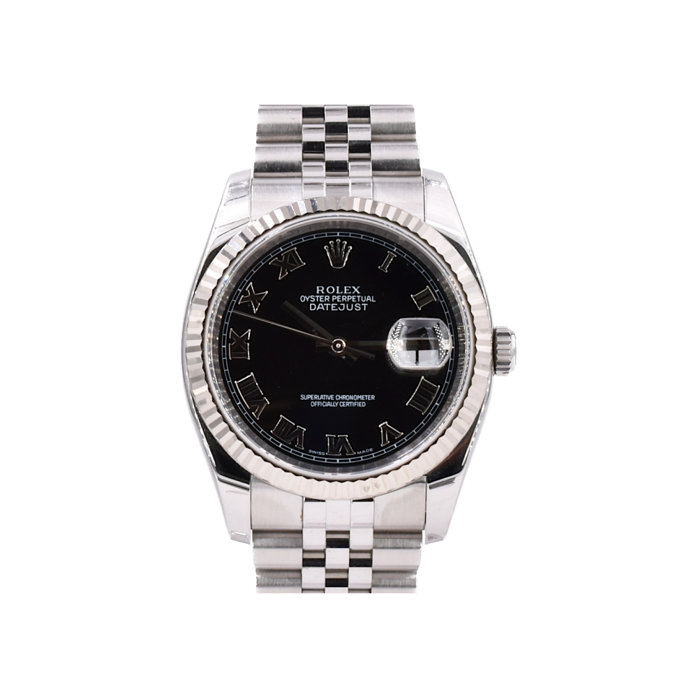 116234 Black Roman Dial - Full Set 36mm