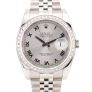 116234 Silver Roman Dial With After Diamonds Bezel - Full Set 36mm