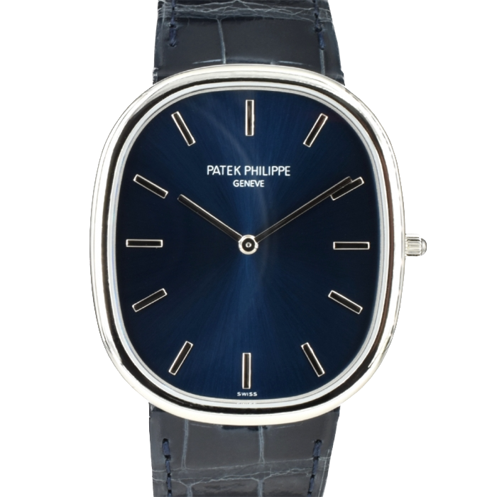 Golden Ellipse Platinum Blue New