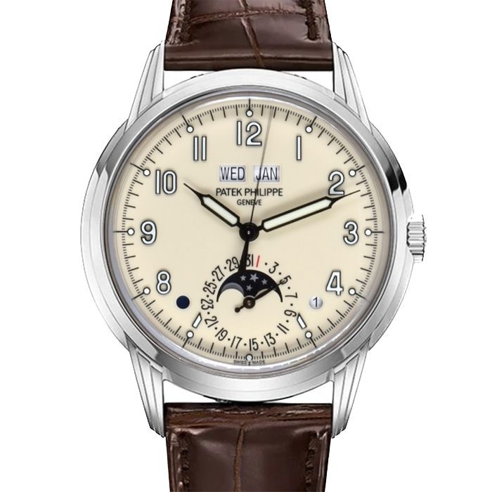 Perpetual Calendar 5320G-001 White Gold New