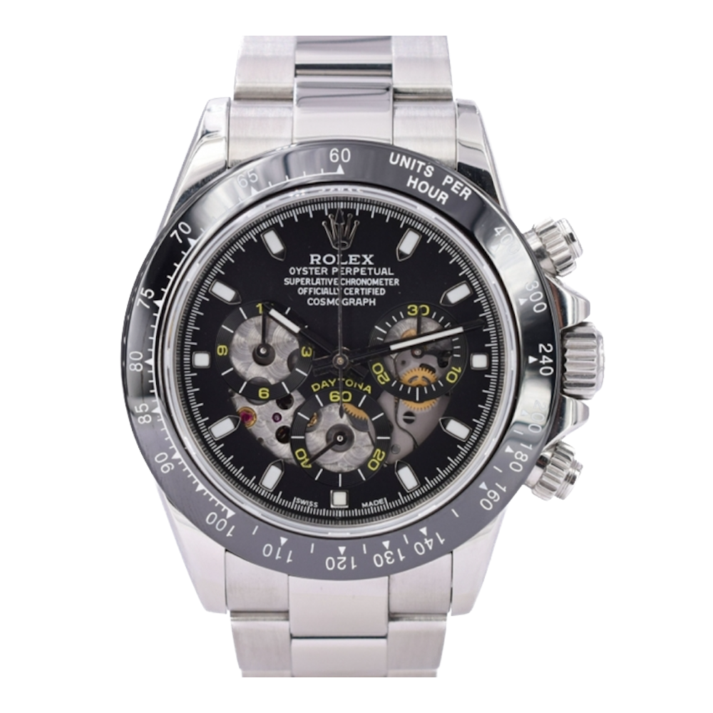 116520 Black skeleton dial and ceramic bezel - Limited Edition