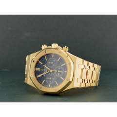 Chronograph Yellow Gold Blue dial Full Set - Boutique Edition VERY RARE