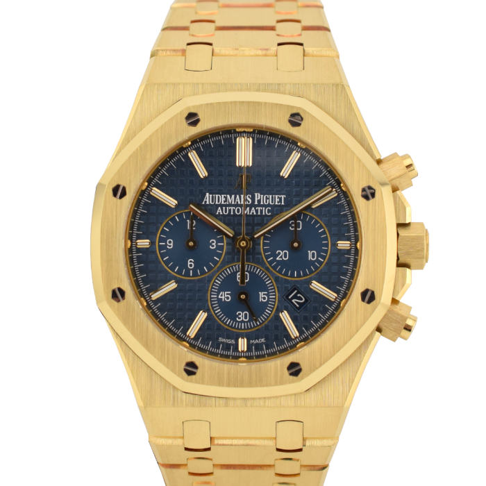 Chronograph Yellow Gold Blue dial Full Set - Boutique Edition VERY RARE