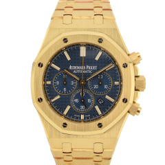 Chronograph Yellow Gold Blue dial Full Set - Boutique Edition VERY RARE