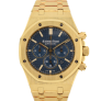 Chronograph Yellow Gold Blue dial Full Set - Boutique Edition VERY RARE
